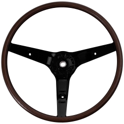 1969 Mustang Woodgrain Rim Blow Steering Wheel
